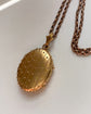 19TH CENTURY 15CT GOLD LOCKRT PENDANT