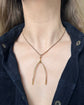 ANTIQUE 15CT GOLD WISHBONE PENDANT