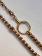 HUGE VICTORIAN 9CT GOLD SLIDING BOLT RING