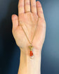 EARLY 19TH CENTURY CORAL HAND PENDANT