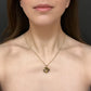 VICTORIAN HIGH CARAT GOLD & HAIR SNAKE PENDANT