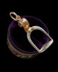 VICTORIAN PLATINUM & 15CT GOLD STIRRUP PENDANT