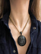VICTORIAN HUGE WHITBY JET LOCKET