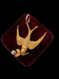 VICTORIAN 15CT GOLD SWALLOW BIRD PENDANT
