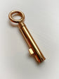 VICTORIAN LARGE 15CT GOLD BRAMAH KEY PENDANT