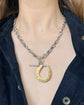 VICTORIAN 9CT GOLD HORSESHOE PENDANT