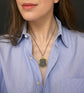 VICTORIAN LARGE 15CT GOLD SHIELD LOCKET PENDANT