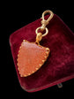 VICTORIAN GOLDSTONE SHIELD PENDANT