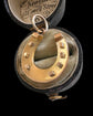 VICTORIAN 15CT GOLD HORSESHOE PENDANT