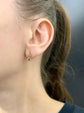 VICTORIAN TURQUOISE & PEARL MINI FLY EARRINGS