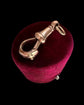 ANTIQUE 9CT GOLD SNAKE DOG CLIP
