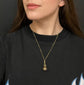 19TH CENTURY DAMASCENE ‘BOMBARDMENT OF BILBAO’ PENDANT
