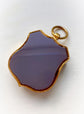 VICTORIAN LARGE 15CT GOLD SHIELD LOCKET PENDANT