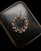 VICTORIAN BANDED AGATE HORSESHOE PENDANT