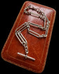 EDWARDIAN SILVER PAPERCLIP ALBERT CHAIN