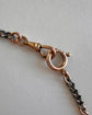 ANTIQUE SILVER ‘MIXED METAL’ CURB CHAIN