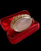 VICTORIAN LARGE ROCK CRYSTAL & 15CT GOLD LOCKET