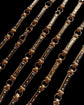 EARLY 19TH CENTURY 18CT GOLD & SWISS ENAMEL CHAIN