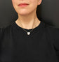 VICTORIAN CARVED MOONSTONE & DIAMOND DOG NECKLACE