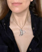SILVER RIDING BOOT & HORSESHOE PENDANT