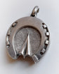 LARGE VICTORIAN SILVER HORSE HOOF LOCKET