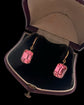 19TH CENTURY PINK PASTE EARRINGS
