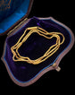 VICTORIAN 15CT GOLD SNAKE LINK CHAIN