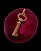 ANTIQUE MINI 9CT GOLD KEY PENDANT