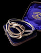VINTAGE GUCCI SILVER LOVERS KNOT BANGLE