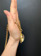 VICTORIAN ROCK CRYSTAL PENDANT WITH BALL FINIAL FRAME