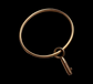 ANTIQUE 15CT GOLD BRAMAH KEY BANGLE