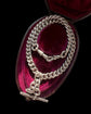 ANTIQUE SILVER CURB CHAIN WITH SLIDING T-BAR