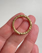 GEORGIAN LARGE 12CT GOLD SPLIT RING