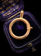 MEDIUM SIZE CHUNKY FRENCH 18CT GOLD BOLT RING