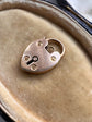 VICTORIAN 15CT GOLD HEART PADLOCK CLASP/PENDANT