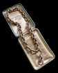 ANTIQUE CHUNKY SILVER CABLE LINK CHAIN