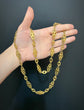 EARLY 19TH CENTURY FRENCH FANCY 18CT GOLD CHAIN