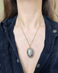 ANTIQUE SILVER EGG PENDANT