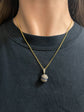 19TH CENTURY DIAMOND & SAPPHIRE ORB PENDANT