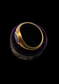 VICTORIAN LAPIS LAZULI & 15CT GOLD RING