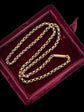 GEORGIAN 15CT GOLD STUDDED BELCHER CHAIN