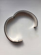 19TH CENTURY SILVER NIELLO CHEQUERBOARD BANGLE