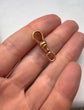 LARGE VICTORIAN 15CT GOLD DOG CLIP
