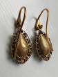 EARLY 19TH CENTURY AMETHYST SNAKE EARRINGS