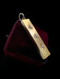 VICTORIAN 15CT GOLD & DIAMOND INGOT PENDANT