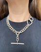 VINTAGE LARGE SCALE SILVER CHAIN EXTENDER / CLASP