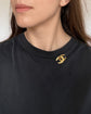 VICTORIAN 15CT GOLD DOUBLE HORSESHOE BROOCH