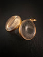 VICTORIAN ROCK CRYSTAL & 18CT GOLD LOCKET