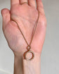 ANTIQUE LARGE 14CT GOLD BOLT RING