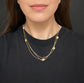ART NOUVEAU CAGED BAROQUE PEARL CHAIN
